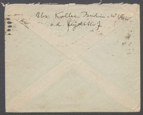 Briefe von Georg Kolbe an Hans Wolfgang Singer [Kupferstich-Kabinett, Dresden]