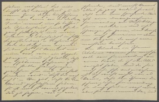 Brief von Lotte Mathilde von Böttinger an Georg Kolbe