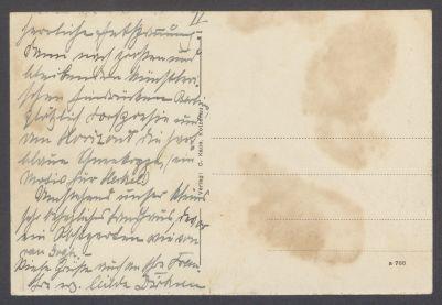 Briefe von Hilda von Dirksen an Georg Kolbe