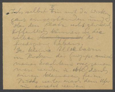 Briefwechsel zwischen Karl Elkart [Stadtbaurat Hannover] und Georg Kolbe