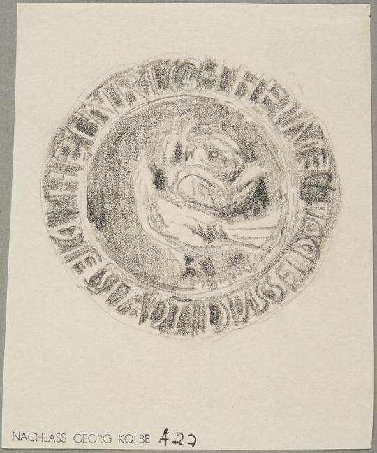 Entwurf 'Medaille Heinrich-Heine'