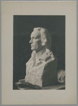 Porträt Friedrich Schiller, 1906/07, Marmor