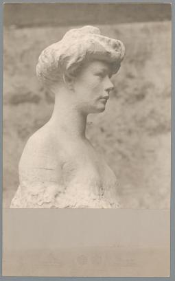Porträt Mechtilde Fürstin Lichnowsky, 1909, Gips