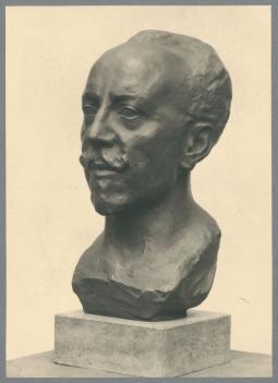 Porträt Francisco d´Andrade, 1911, Bronze