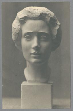 Porträt Benjamine Kolbe, 1915, Gips