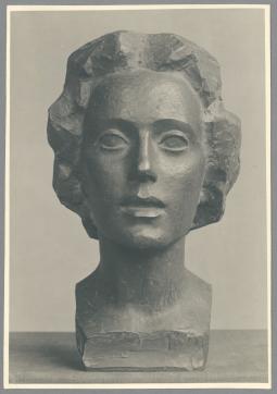 Porträt Benjamine Kolbe, 1915, Bronze