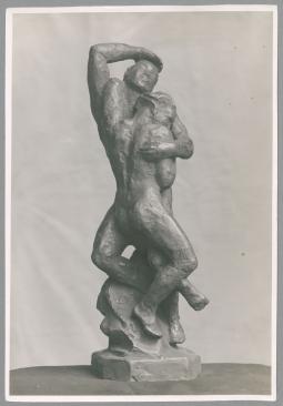 Paolo und Francesca, 1925, Bronze