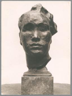 Kopf Genius, 1928, Bronze