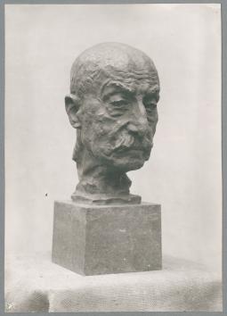 Porträt Max Liebermann, 1929, Bronze