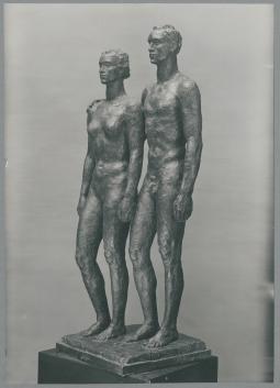 Entwurf Menschenpaar, 1936, Bronze