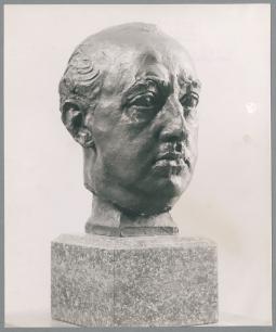 Porträt Francisco Franco, 1938, Bronze