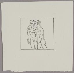 Buchillustration für Des Longus Hirtengeschichten von Daphnis und Chloe 