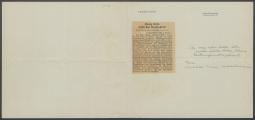 Briefe von Marlice Hinz Hasselmann und Hans Hasselmann an Georg Kolbe