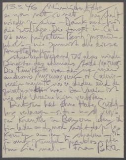 Brief von Karl Schmidt-Rottluff an Georg Kolbe