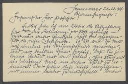 Brief von Walther Wickop an Georg Kolbe