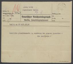 Brief von Deutscher Künstlerverband Die Juryfreien [Berlin] an Georg Kolbe