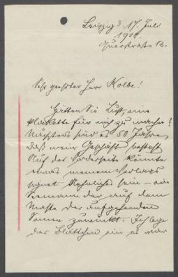 Briefe von Artur Seemann [E. A. Seemann, Leipzig] an Georg Kolbe