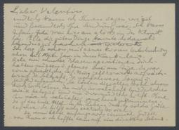 Brief von Georg Kolbe an Curt Valentin