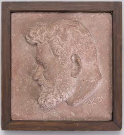 Reliefporträt Heinrich Zille