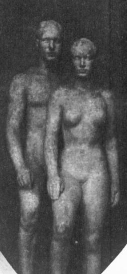 Menschenpaar (mittelgroßes Modell)
